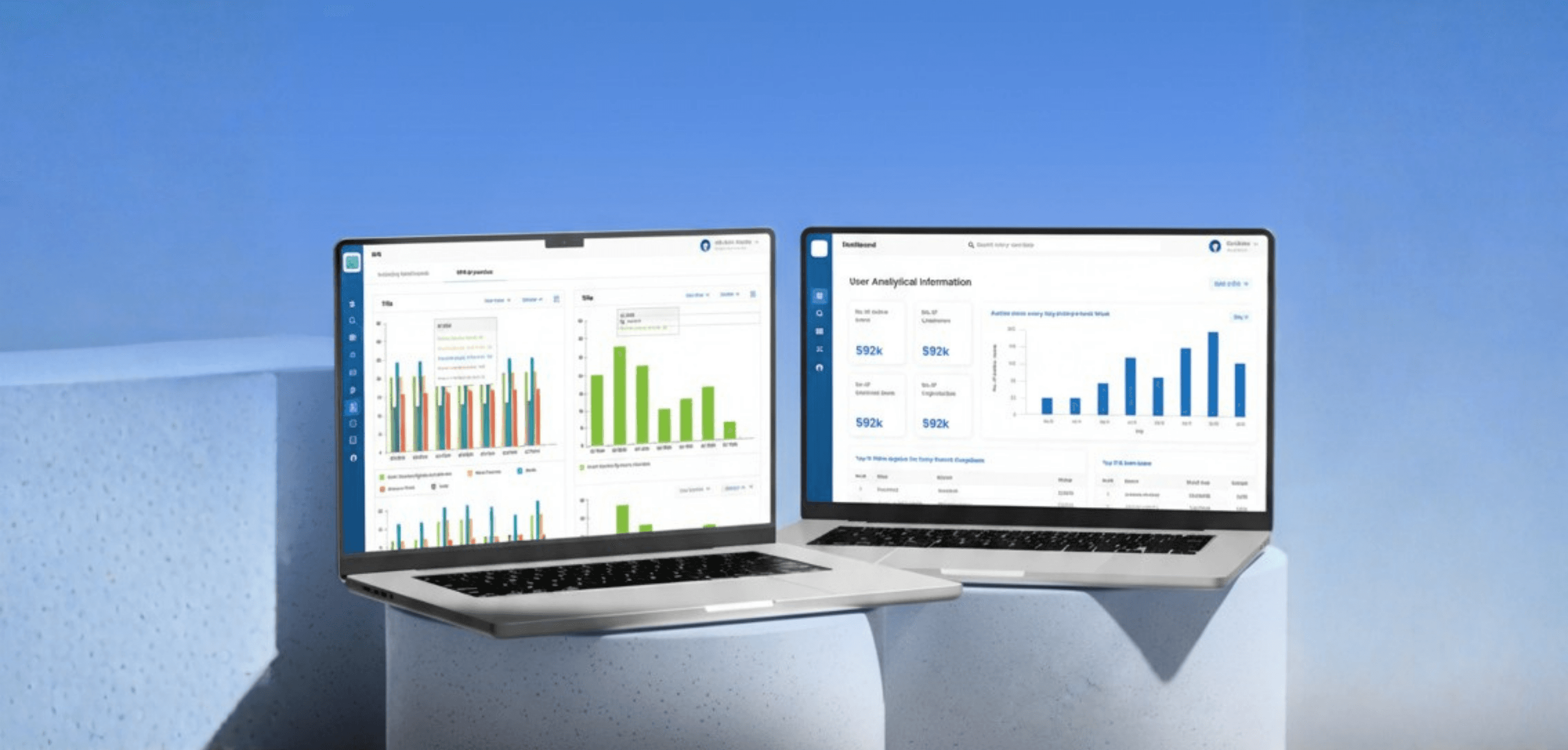 Data Analysis Platform hero mockup