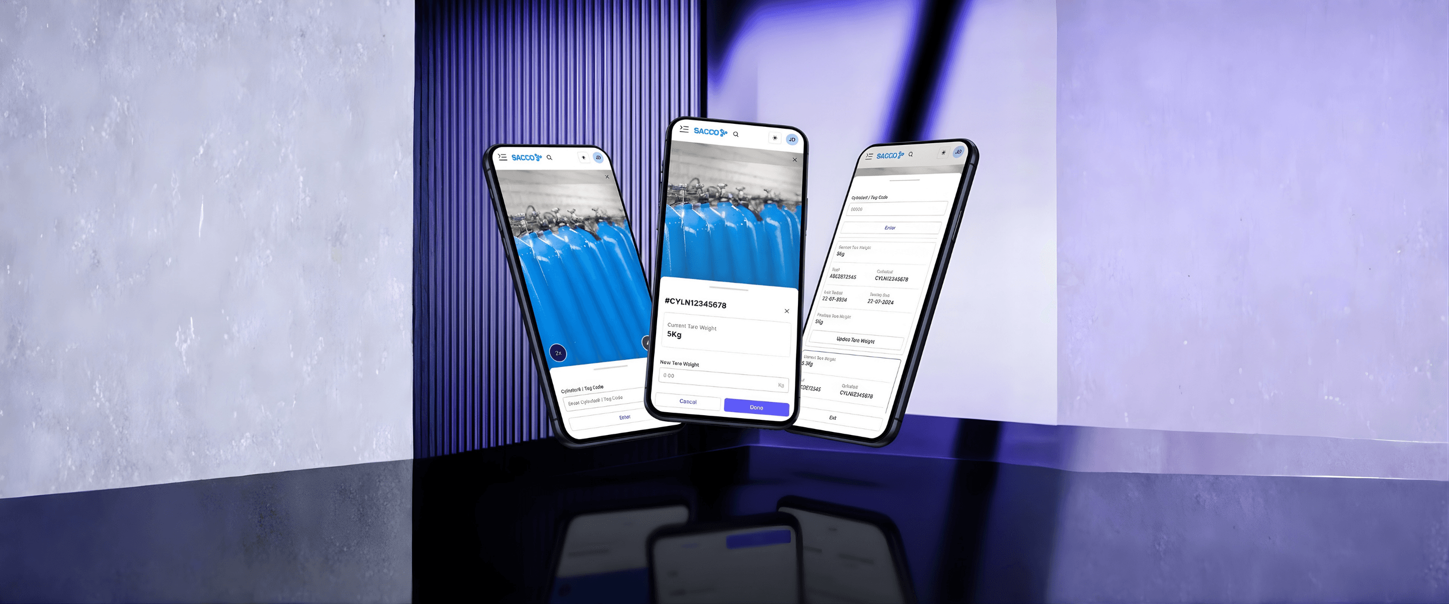 SACCO device mockup
