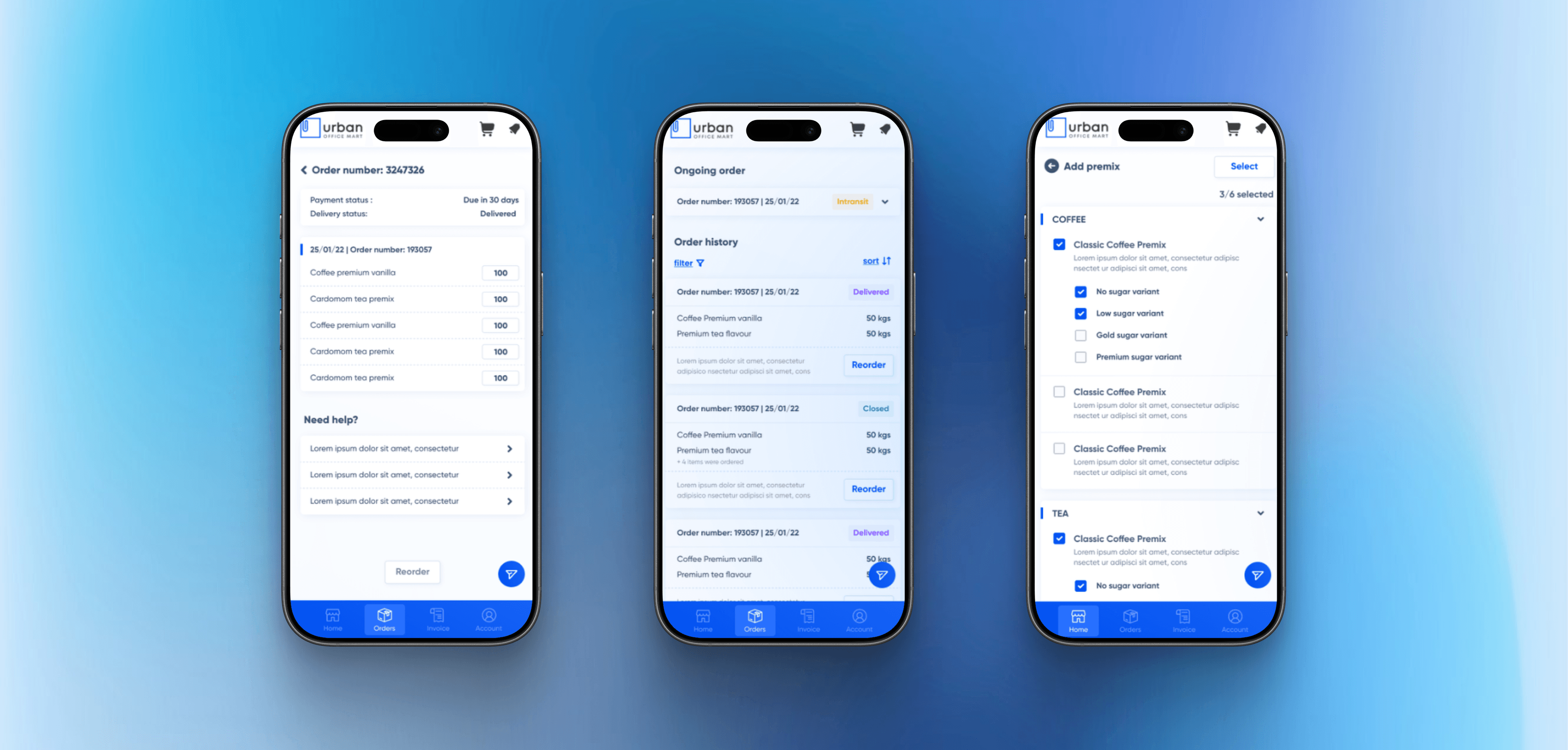 Office Mart hero mockup