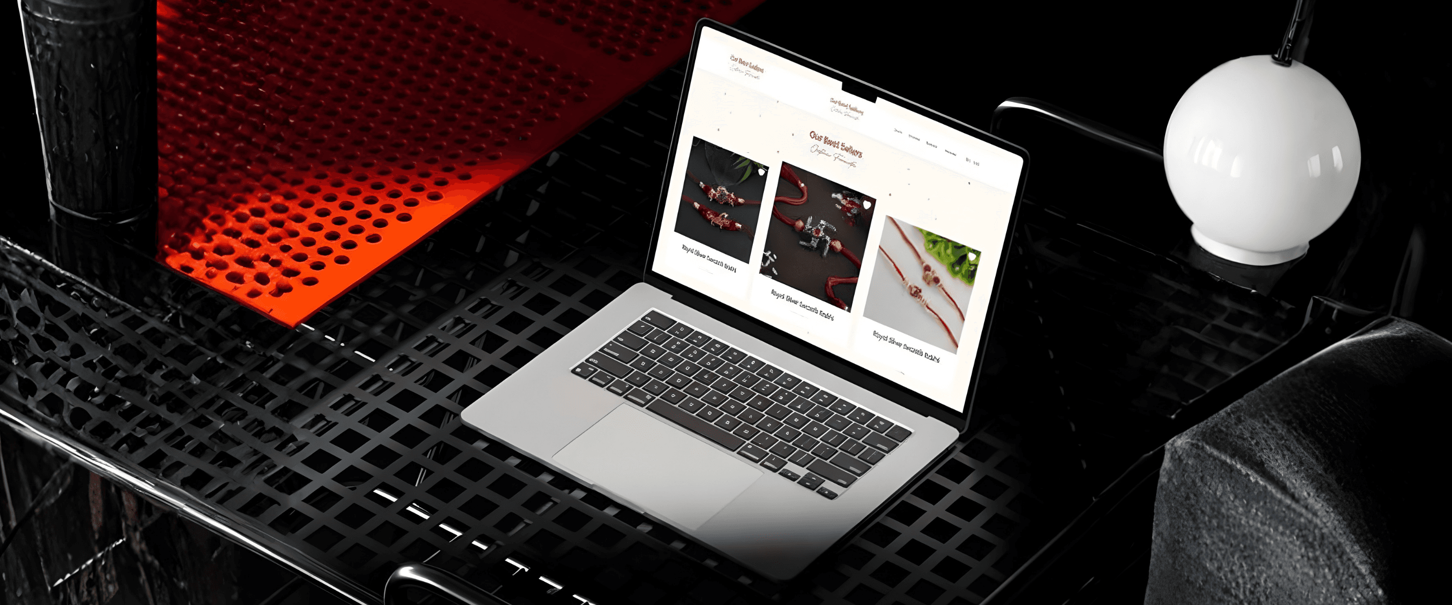 Advait Rakhi: Festive E-commerce Website for Artisan Rakhis device mockup