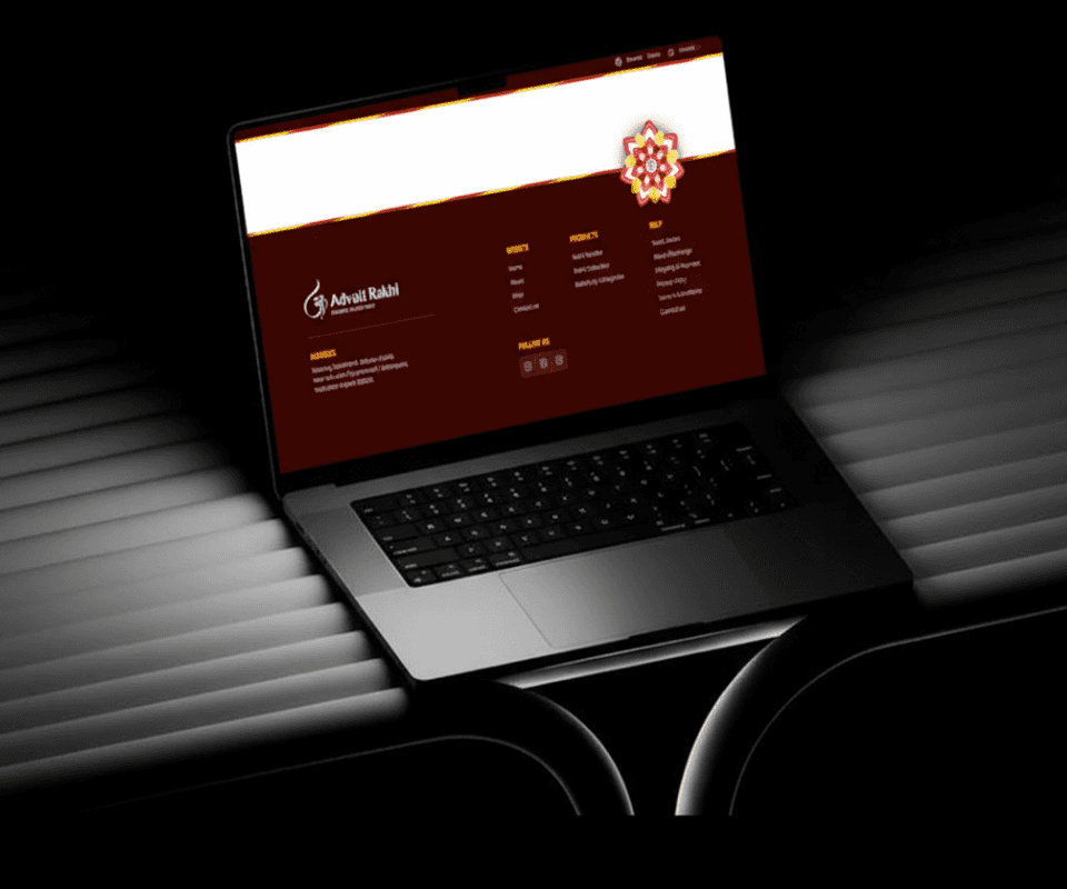 Advait Rakhi: Festive E-commerce Website for Artisan Rakhis gallery 1