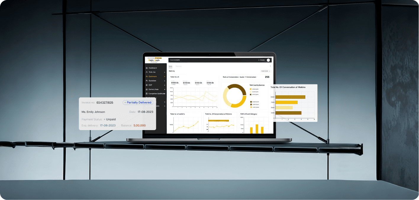 Software development project mockup 1