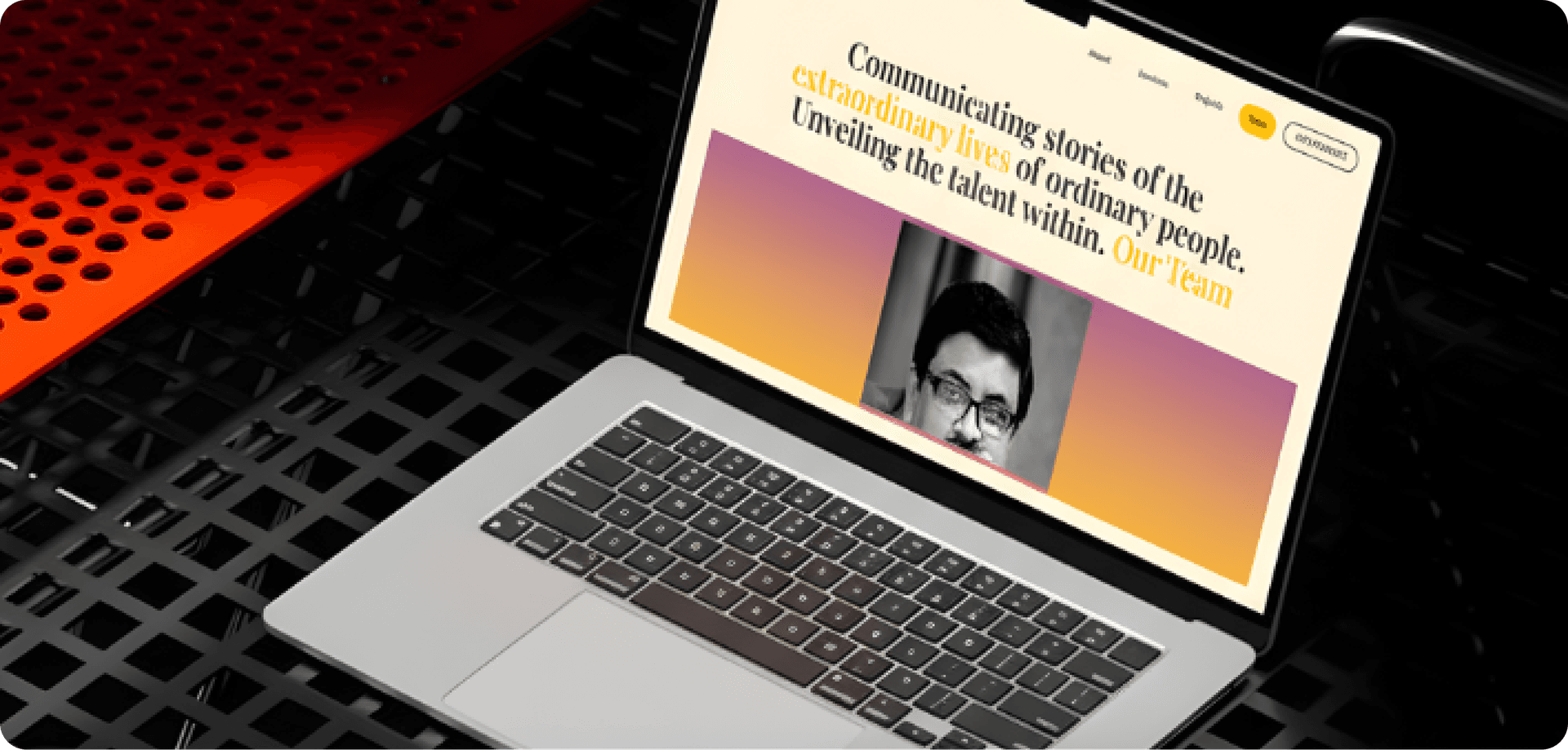 UI/UX design project mockup 2